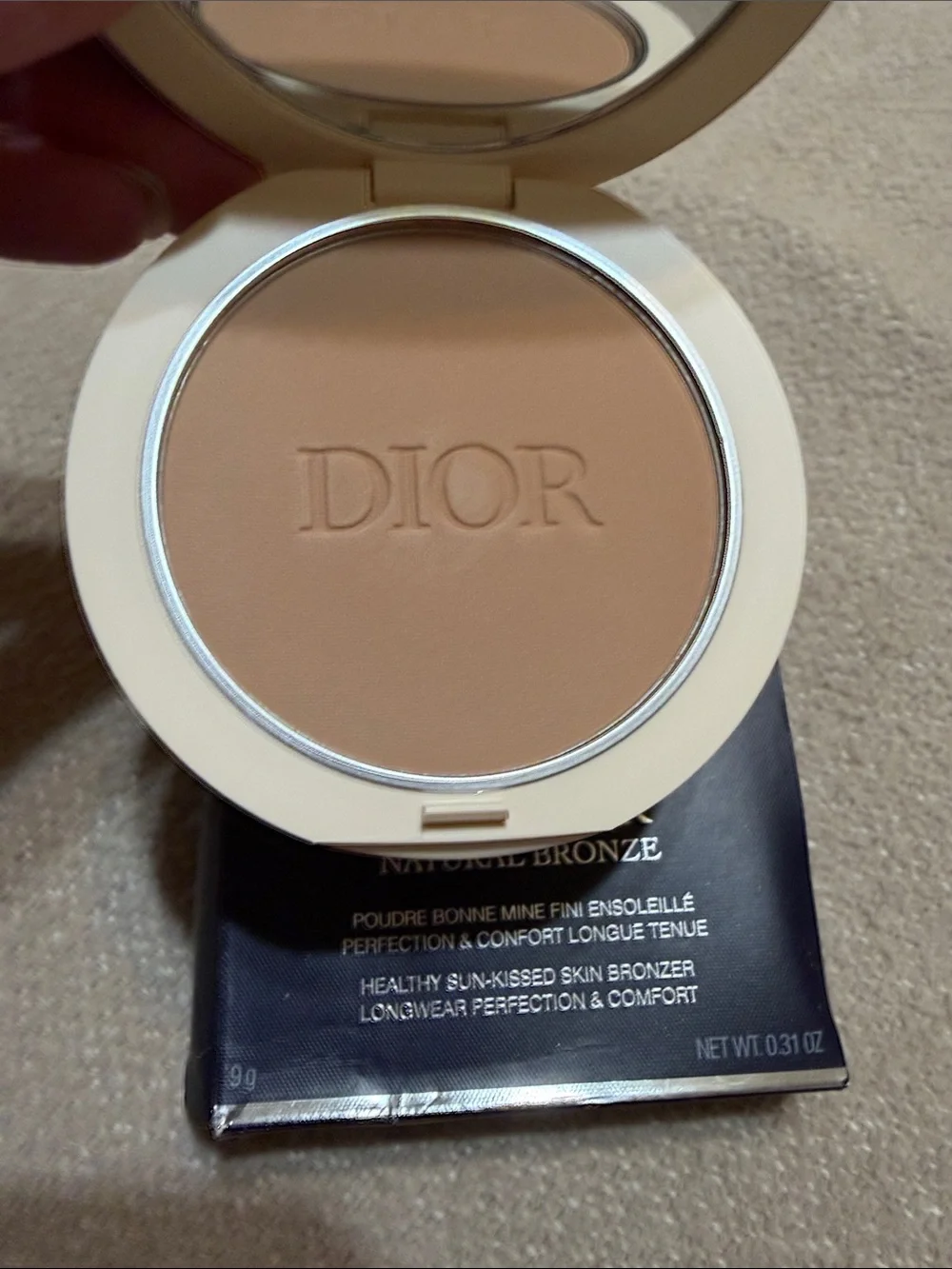 NEW Dior Forever Natural Bronze powder compact in shade #04 Tan Bronze.